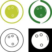 Bowling Ball Icon Design vector