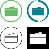 Unique Wallet Icon Design vector