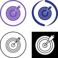 Darts Game Icon Design vector