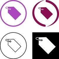 Unique Tag Icon Design vector
