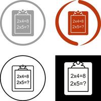 Unique Solving Question Icon Design vector