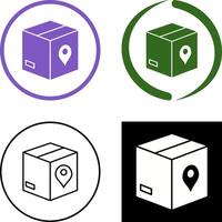 Unique Tracking Services Icon Design vector