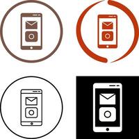 Unique Mobile Applications Icon Design vector