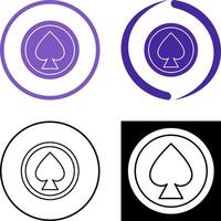 Unique Spade Icon Design vector