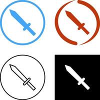 Unique Sword Icon Design vector