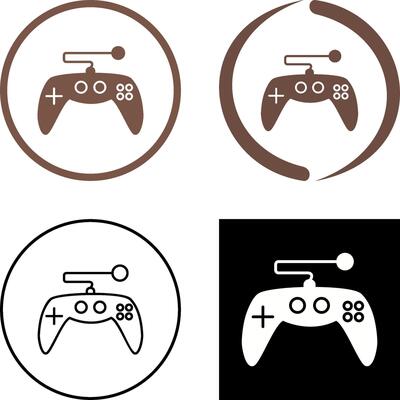 Unique Gaming Control Icon Design