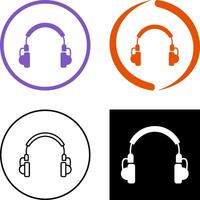 Unique Headphones Icon Design vector