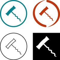 Unique Corkscrew Icon Design vector