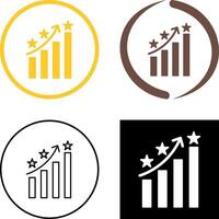 Unique Reputation Management Icon Design vector