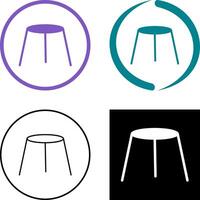 Unique Stool Icon Design vector