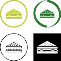 Unique Sandwich Icon Design vector