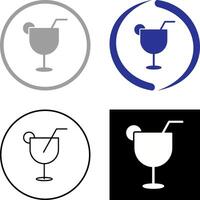 Unique Drinks Icon Design vector