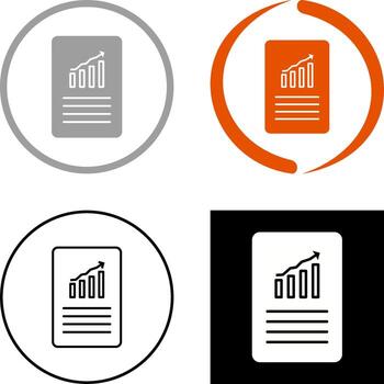 Unique Data Files Icon Design vector
