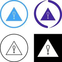 Unique Alert Icon Design vector