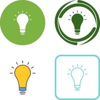 Innovative Idea Icon Design vector