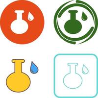 Acidic Liquid Icon Design vector