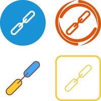 Link Building Icon Design vector