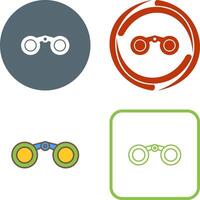 Binoculars Icon Design vector