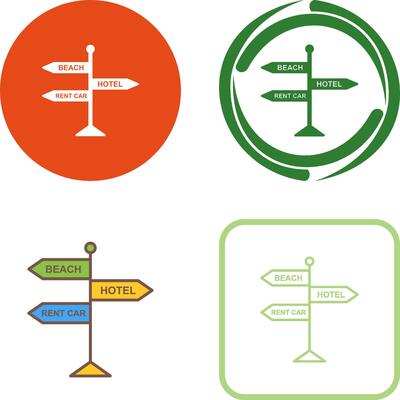 Signboard Icon Design