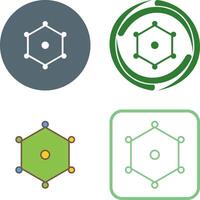 Unique Nodes Icon Design vector