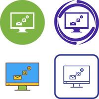 Unique Digital Marketing Icon Design vector