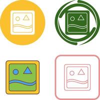 Unique Images Icon Design vector
