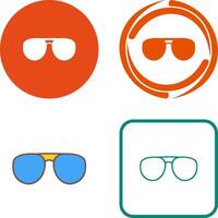 Unique Glasses Icon Design vector