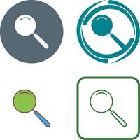 Unique Magnifier Icon Design vector