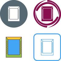 Unique Frame Icon Design vector