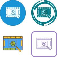 Unique Find Picture Icon Design vector