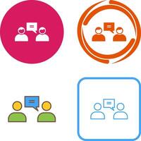 Customer Engagement Icon Design vector