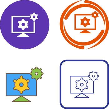 Development Tools Icon Design vector