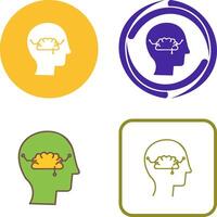 Thinking Icon Design vector