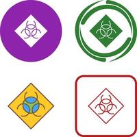 Biological Hazard Icon Design vector