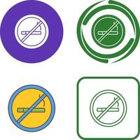 No Smoking Icon Design vector