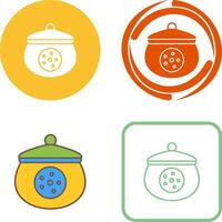 Cookie Jar Icon Design vector