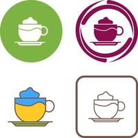 Latte Icon Design vector