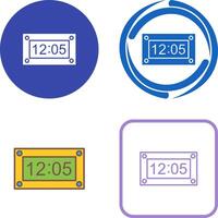 Unique Timer Icon Design vector