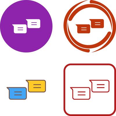 Unique Messages Icon Design