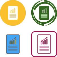 Unique Data Files Icon Design vector