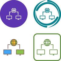 Unique Internet Connectivity Icon Design vector