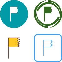 Unique Flag Icon Design vector