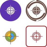 Unique Target Icon Design vector