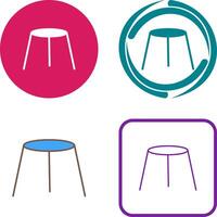 Unique Stool Icon Design vector