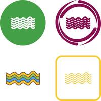 Magnetic Waves Icon Design vector