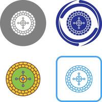 ruleta icono diseño vector