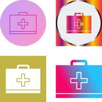 Unique First Aid Icon Design vector