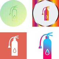 Unique Fire Extinguisher Icon Design vector