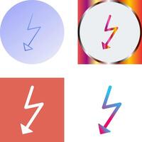 Unique Flash Icon Design vector
