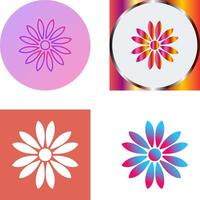 Unique Flower Icon Design vector